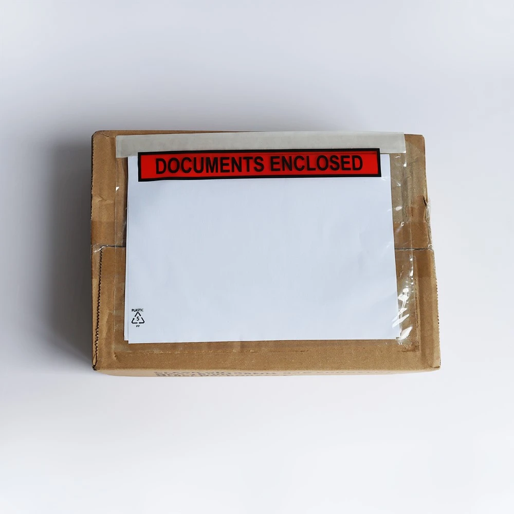 packing slip pouch packing slip pouch
